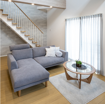 モデルハウス リビングの様子